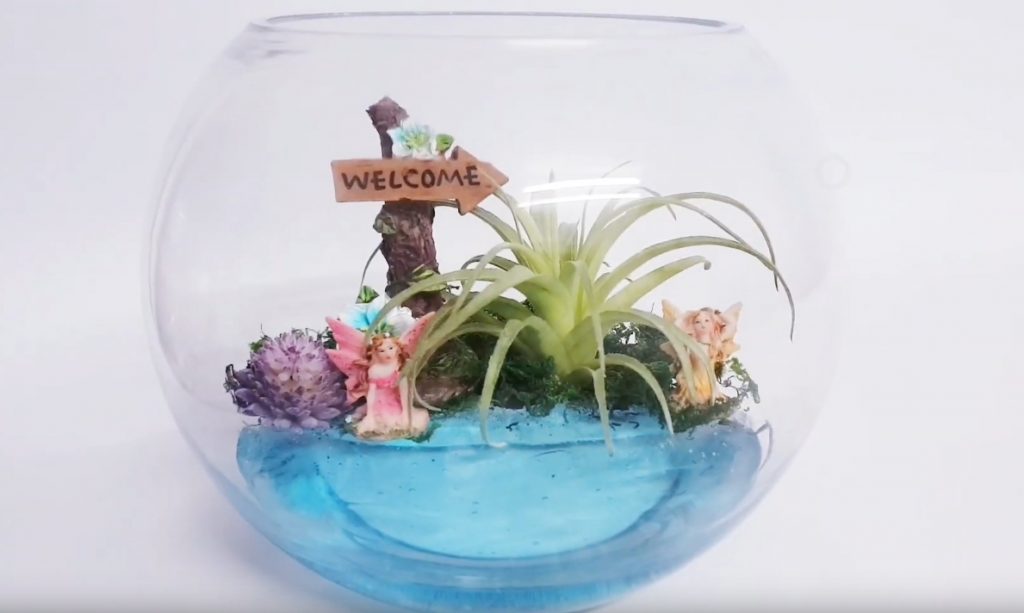 How to make Fake Water for Fairy Garden